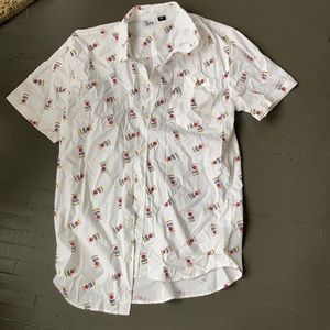 Miller lite button down